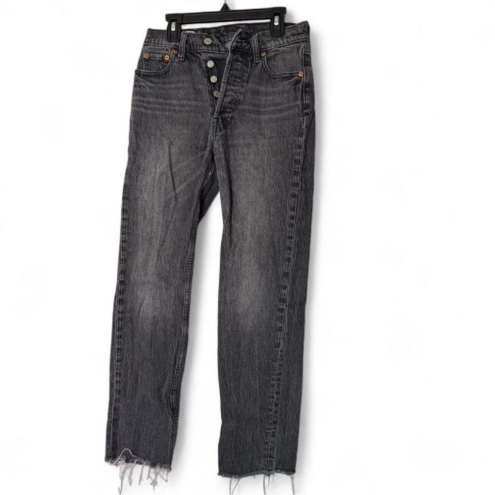 Levi's Charcoal Straight Leg Jeans